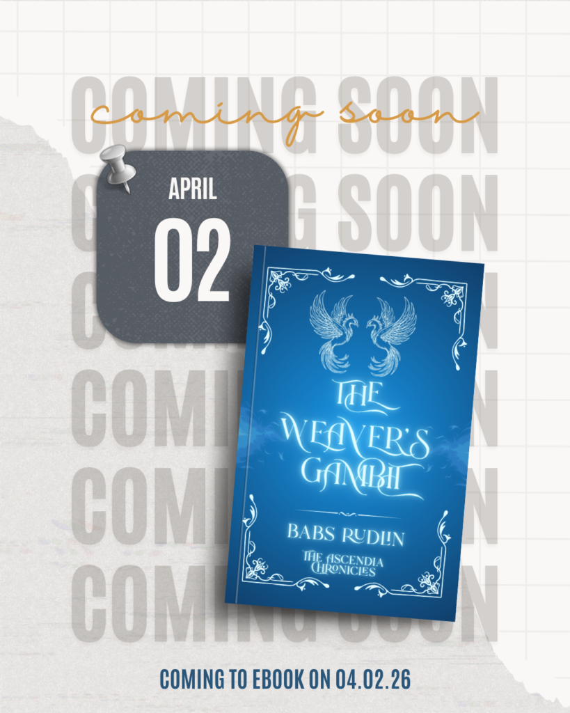 The design features a symmetrical layout with two outlined phoenixes soaring at the top, their forms glowing in a pale, ethereal white-blue light. Intricate, open-work borders frame the composition, with stylized flames rising up the sides. All graphics emit a soft, magical glow against a background that gradients from deep, midnight blue at the edges to a luminous, pale blue at the centre. The title and author name are centered in a clean, elegant font that complements the delicate linework.