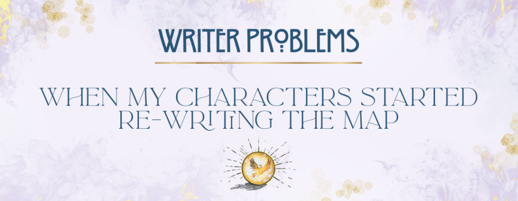 writer problems when characters re-write the map