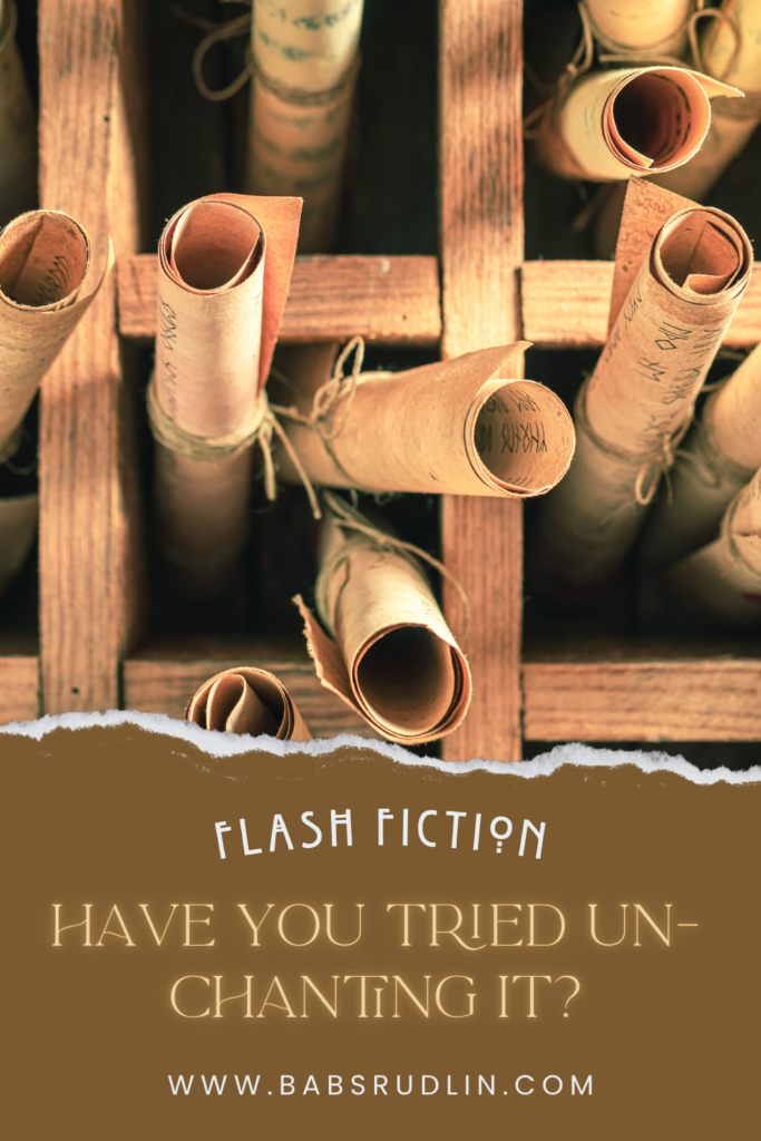Box of scrolls: Flash fiction have you tried un-cursing it?