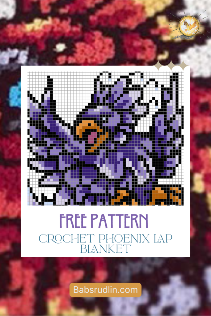 A Lilac Phoenix Crochet Pattern for Fantasy Lovers pin