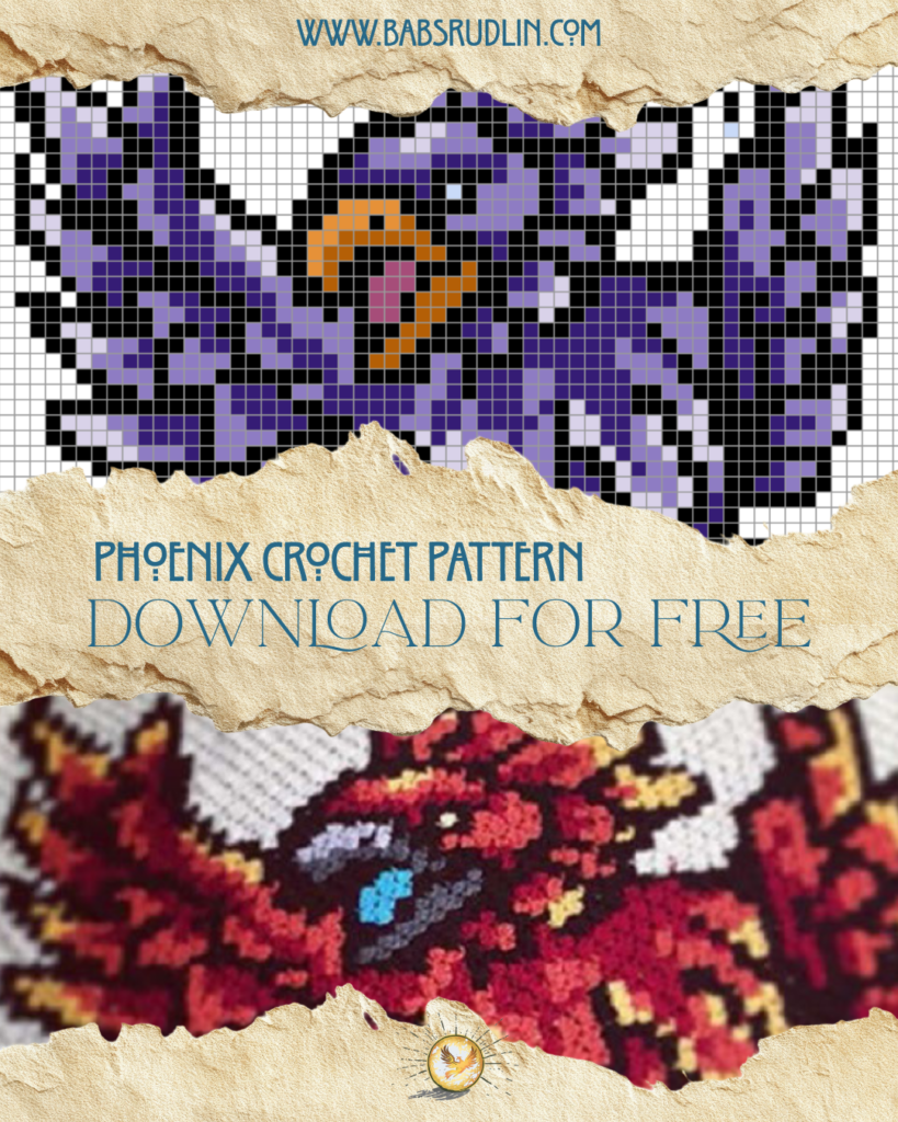 👉 [Download the crochet phoenix Pattern]
