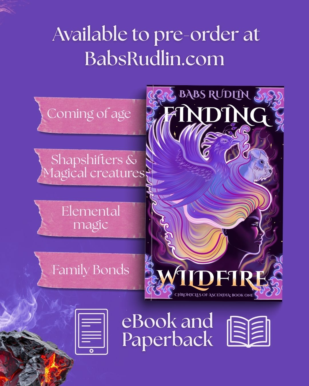 Finding Wildfire Paperback trope list