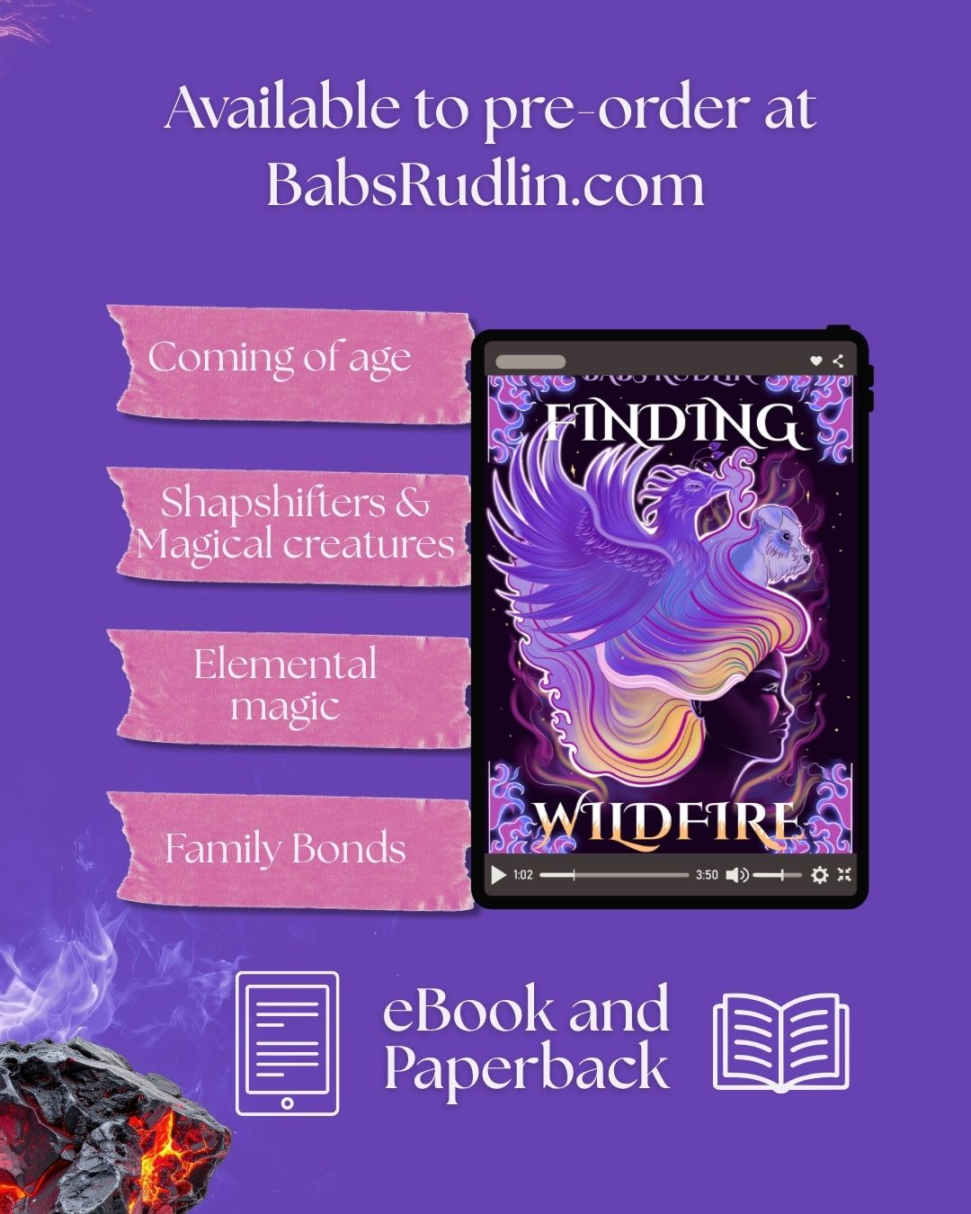 Finding Wildfire ebook tropes